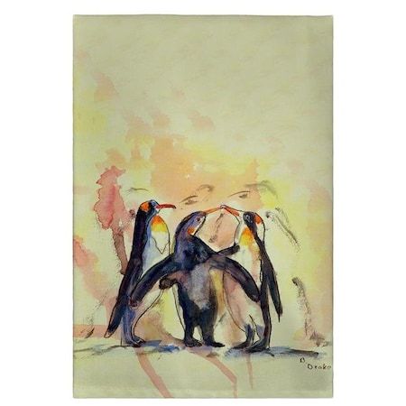 Betsy Drake Betsy Drake GT097 Penguins Guest Towel - 20 x 20 in. GT097